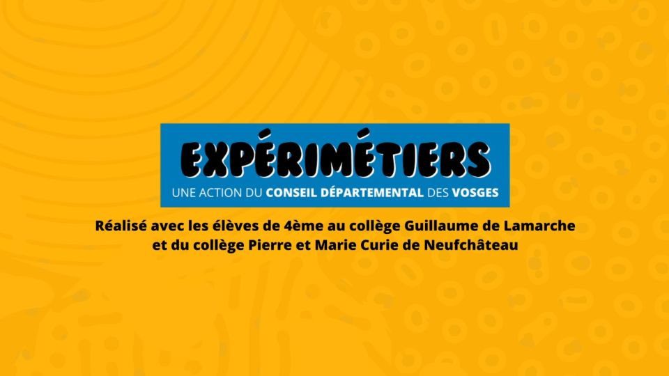 Expérimétier #1 : Ton métier dans les Vosges...