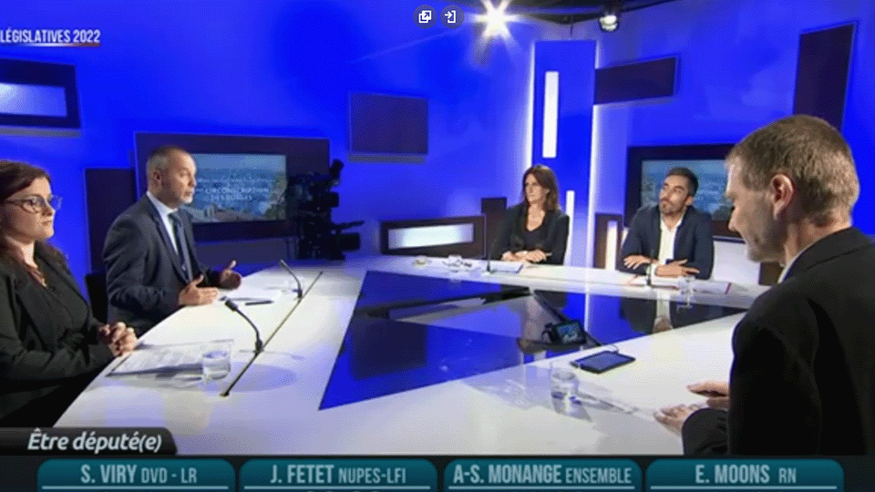 Débat du 1er tour des législatives 2022 - 1ère circonscription des Vosges	