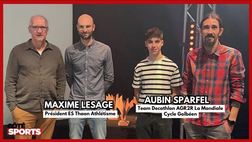 Côté Sports aux Mérites Sportifs : Aubin Sparfel & Maxime Lesage