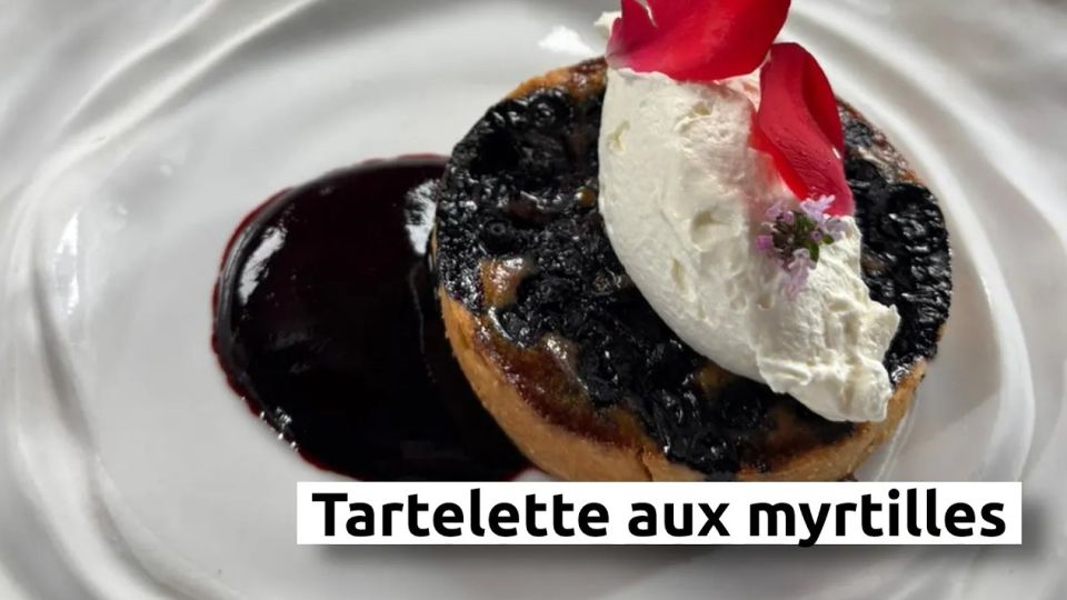 A feu doux : Le Haut Jardin #05 Tartelette aux myrtilles