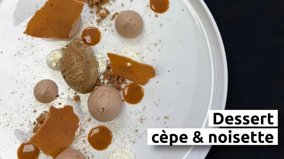 A feu doux : Nouvelle ère #05 Dessert cèpe et noisette