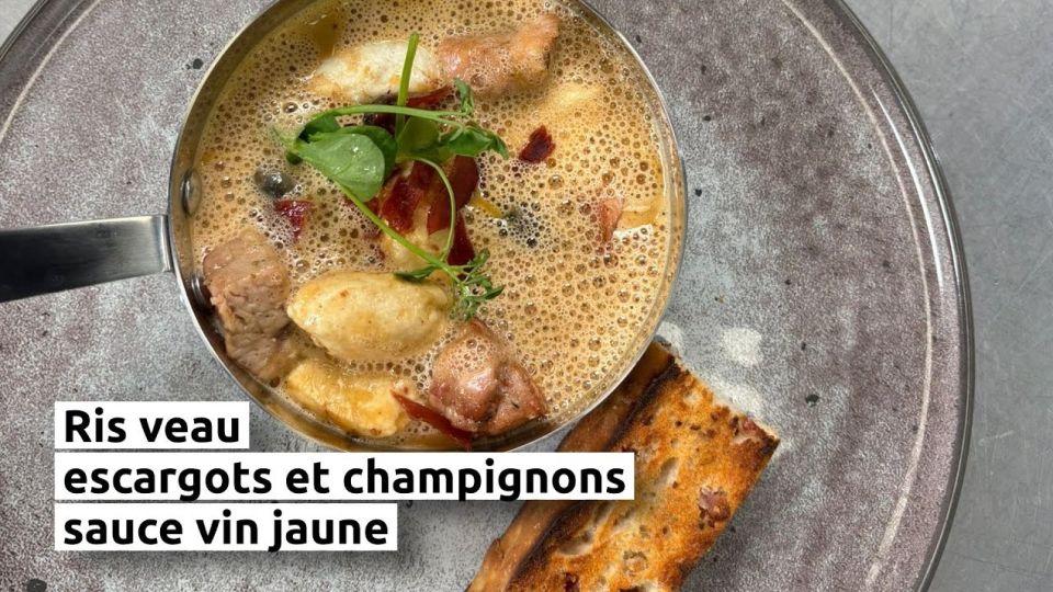 A feu doux : Les Ménestrels #03 Ris veau, escargots et champignons, sauce vin jaune