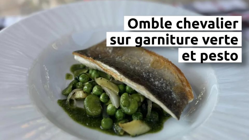 A feu doux : Mimi Cuisine #03 Omble chevalier sur garniture verte et pesto