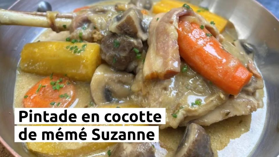 A feu doux : L'Auberge de la Klauss #04 Pintade en cocotte de mémé Suzanne