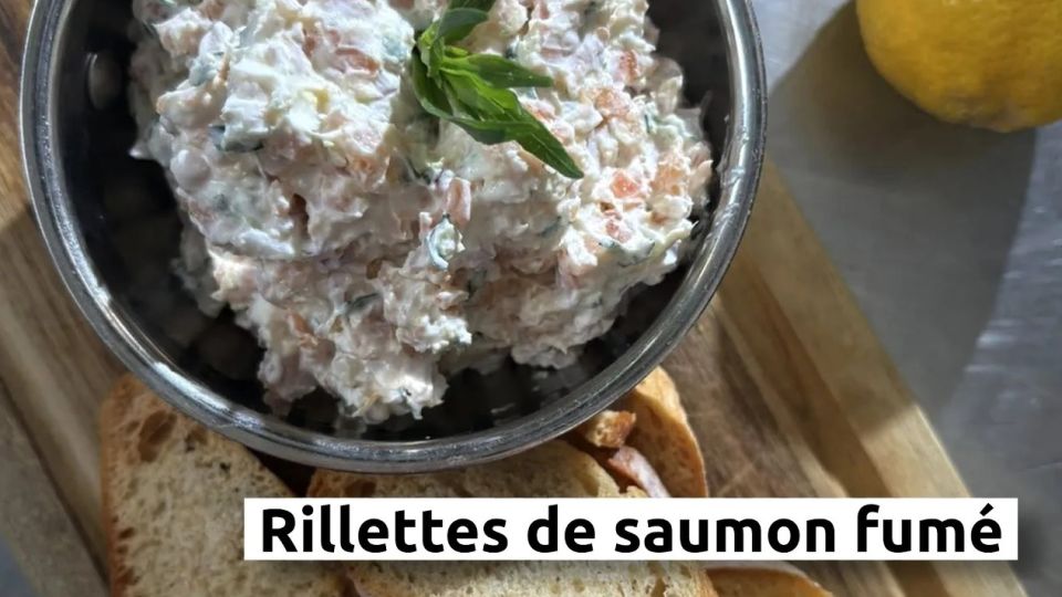 A feu doux : Le Romarin #1 Rillettes de saumon fumé