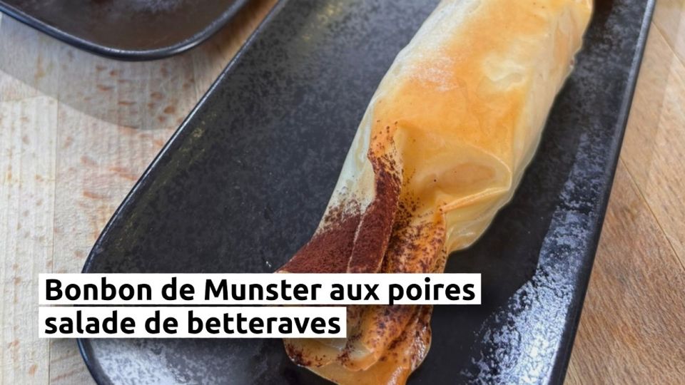 A feu doux : La Vigotte #04 Bonbon de Munster aux poires et salade de betteraves