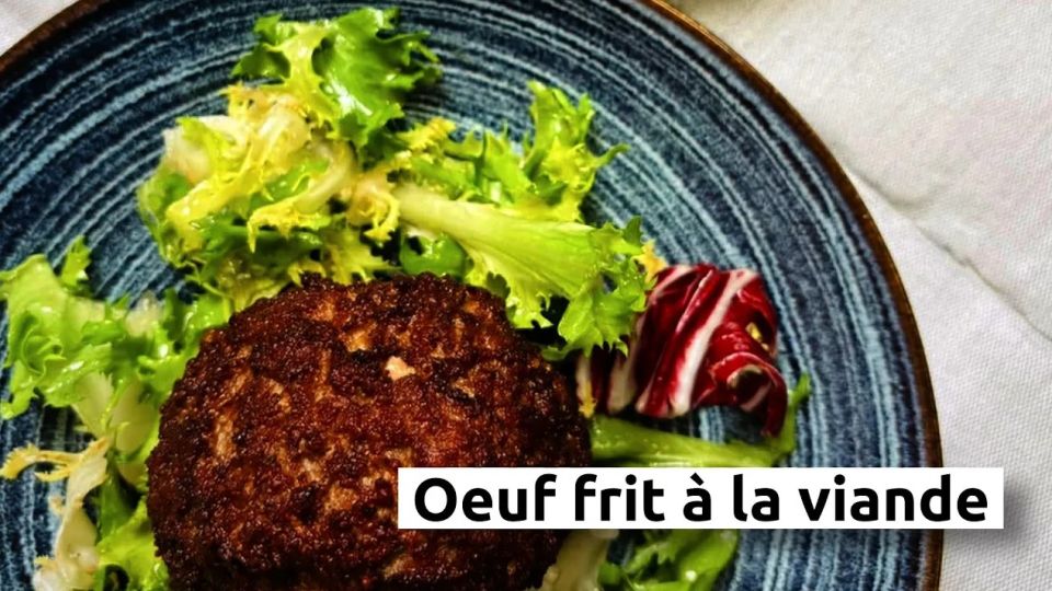 A feu doux : La Jonque d'Or #2 Oeuf frit à la viande