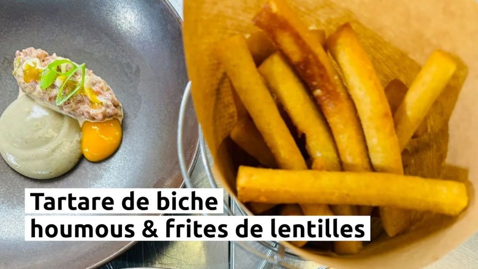 A feu doux : Anico #03 Tartare de biche, houmous & frites de lentilles