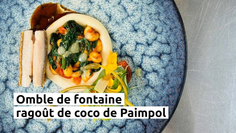 A feu doux : Anico #04 Omble de fontaine et ragoût de coco de Paimpol