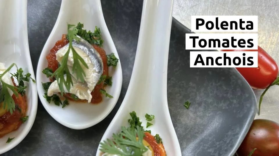 A feu doux : La Marmite Beaujolaise #01 Polenta, tomate & anchois