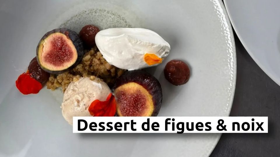 A feu doux : Avec amour #04 Dessert de figues & noix