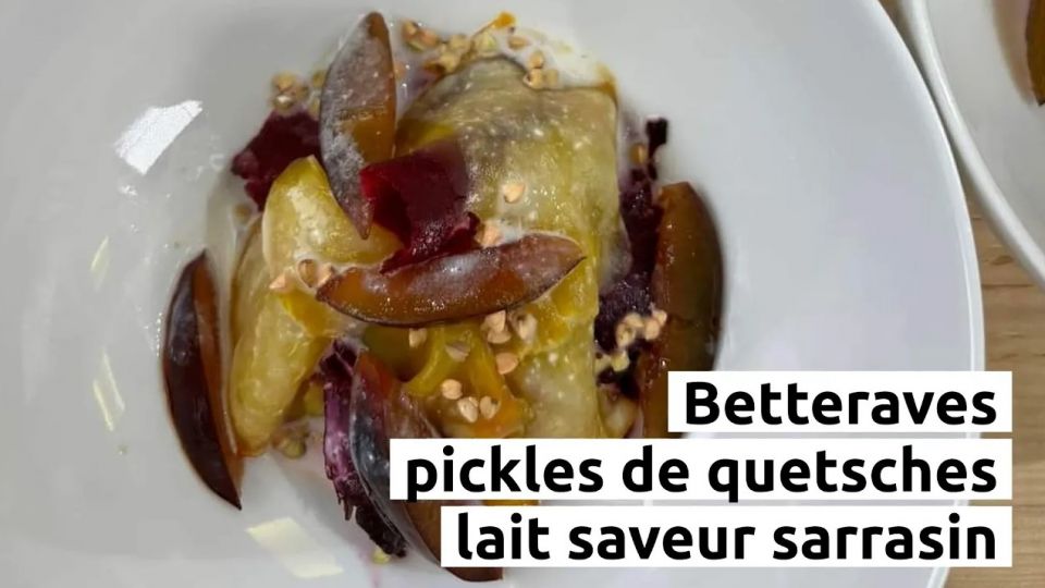A feu doux : Les jardins de Sophie #02 Betteraves, pickles de quetsches et lait saveur sarrasin