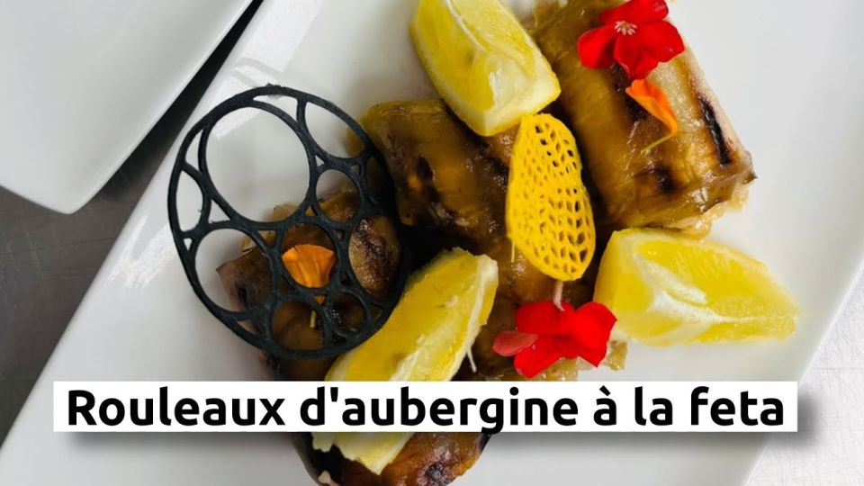 A feu doux : Daily des Saveurs #3 Rouleau d'aubergine à la feta