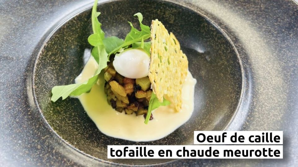 A feu doux : Les Ménestrels #1 Oeuf de caille et tofaille en chaude meurotte