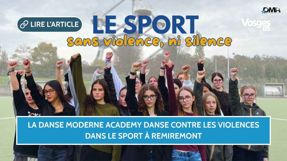 La Danse Moderne Academy danse contre les violences dans le sport à Remiremont