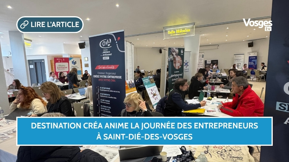 Destination Créa anime la journée des entrepreneurs à Saint-Dié