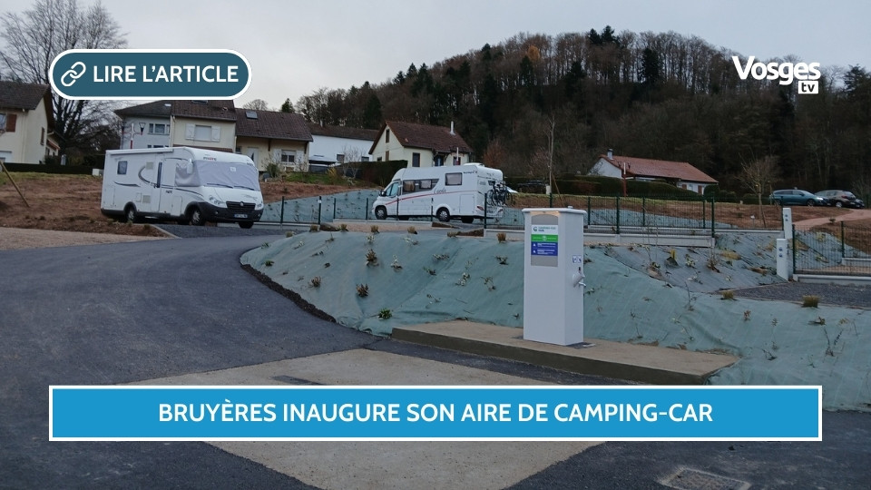 Bruyères inaugure son aire de camping-car