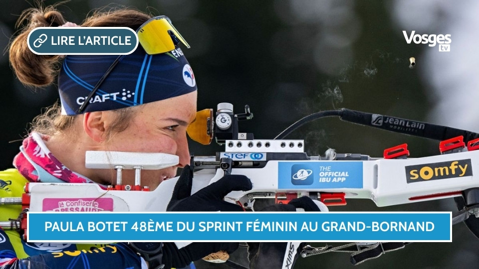 Paula Botet 48ème du sprint féminin au Grand-Bornand