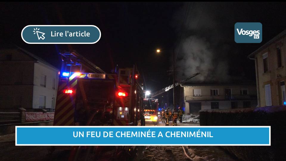 Incendie à Cheniménil : gros dégâts mais aucune victime