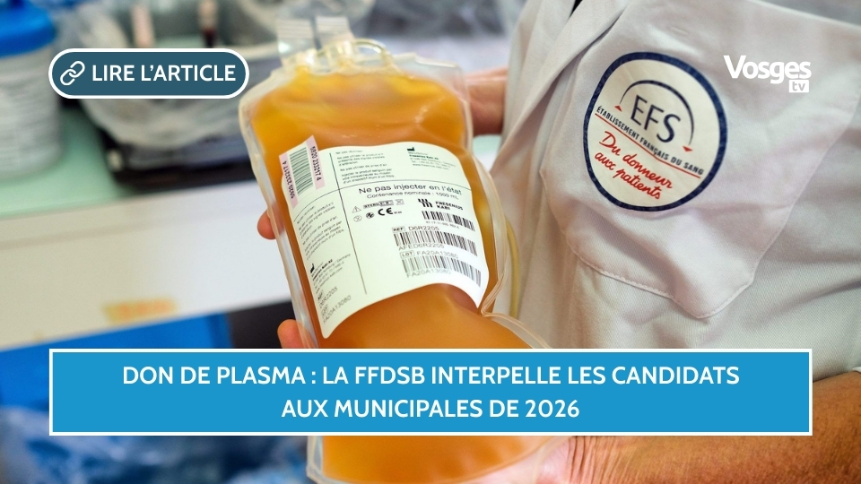 Don de plasma : la FFDSB interpelle les candidats aux municipales de 2026
