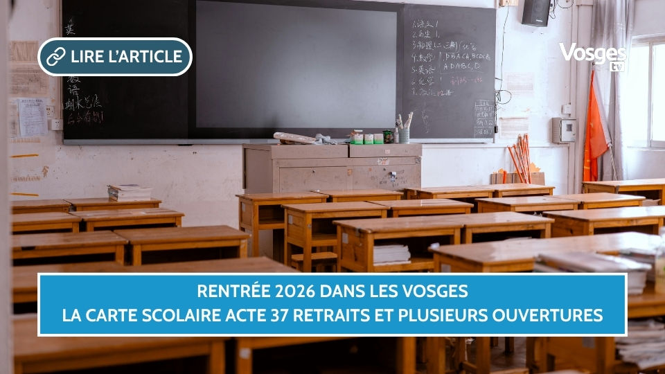 Rentrée 2026 dans les Vosges, la carte scolaire acte 37 retraits et plusieurs ouvertures