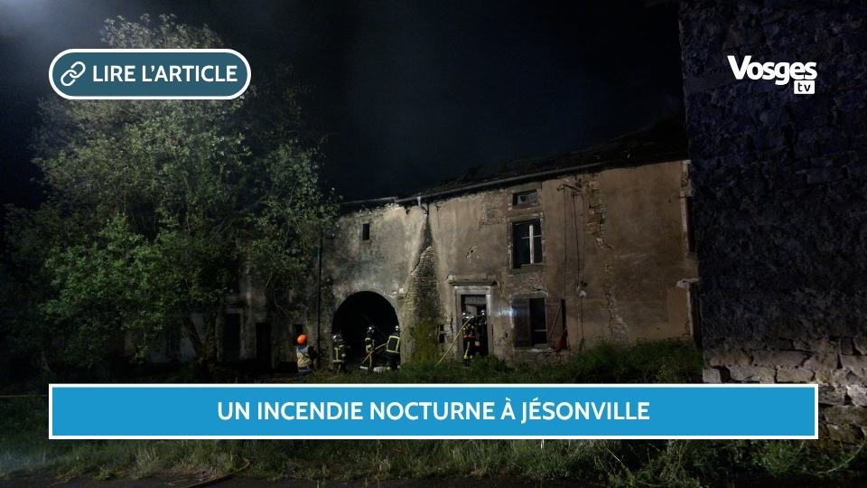 Un incendie nocturne à Jésonville