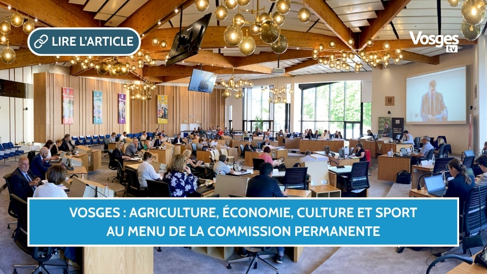 Vosges : agriculture, économie, culture et sport au menu de la commission permanente