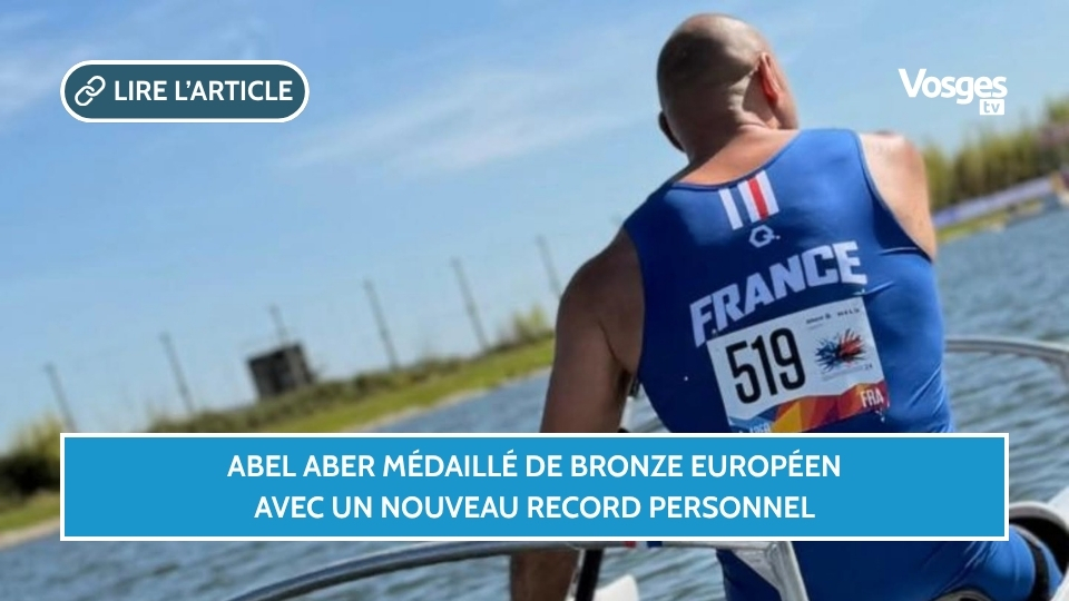 Abel Aber médaillé de bronze européen avec un nouveau record personnel