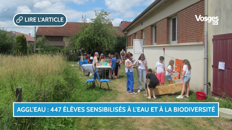 Aggl’Eau : 447 élèves sensibilisés à l’eau et à la biodiversité
