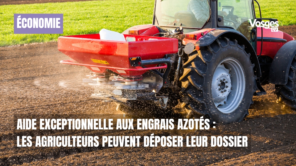 Aide exceptionnelle aux engrais azotés : les agriculteurs vosgiens peuvent déposer leur dossier