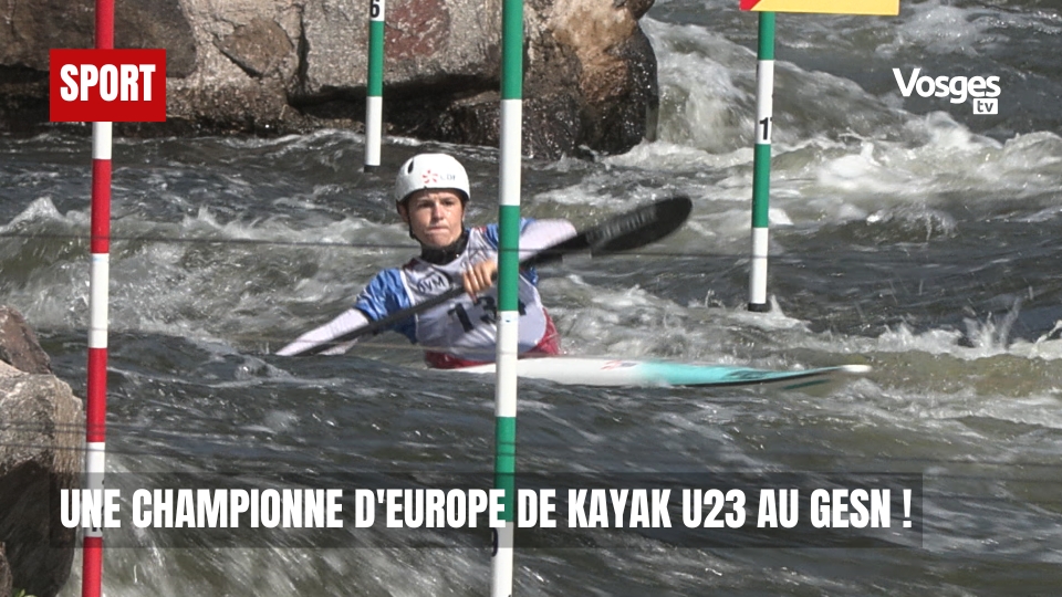 Une championne d'Europe de kayak U23 au GESN !