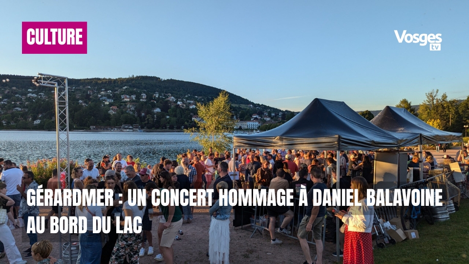 Gérardmer : un concert hommage à Daniel Balavoine au bord du lac