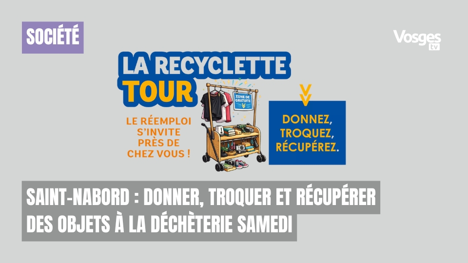 Saint-Nabord : donner, troquer et récupérer des objets à la déchèterie samedi
