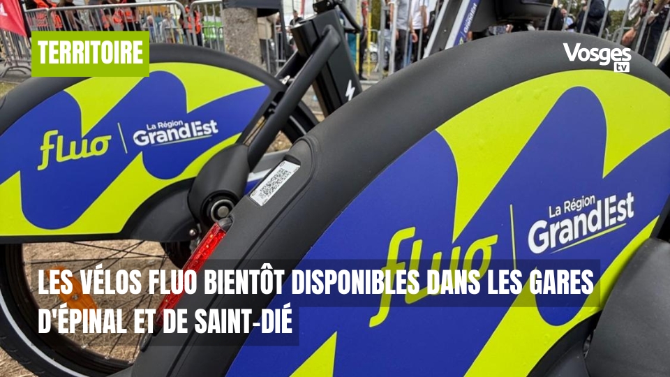 Les vélos Fluo bientôt disponibles dans les gares d'Épinal et de Saint-Dié