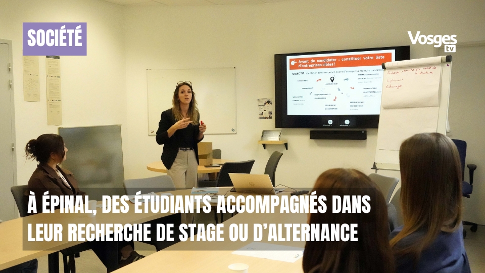 À Épinal, des étudiants accompagnés dans leur recherche de stage ou d’alternance