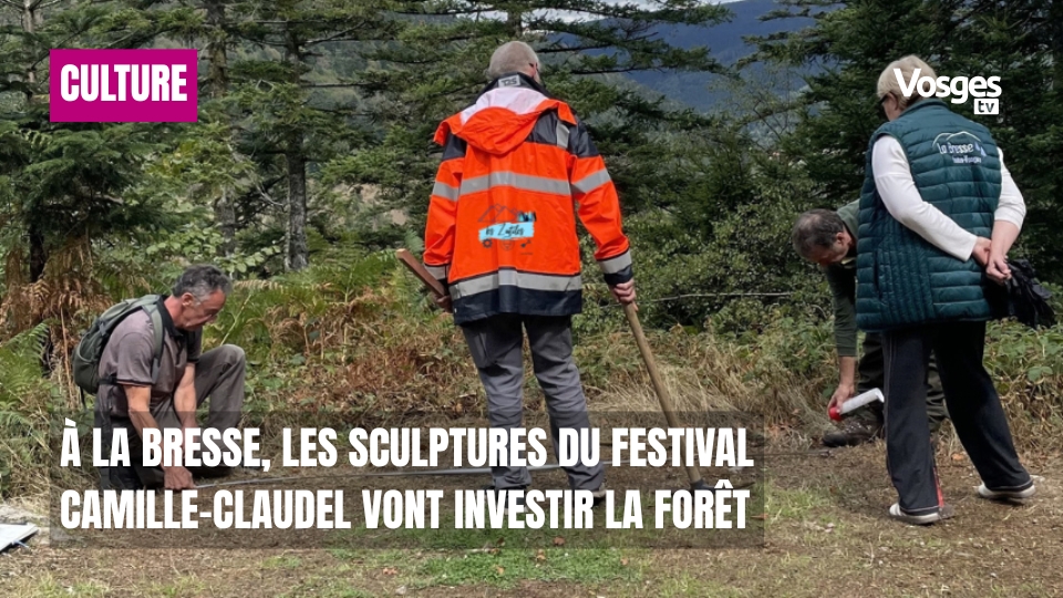 À La Bresse, les sculptures du festival Camille-Claudel vont investir la forêt