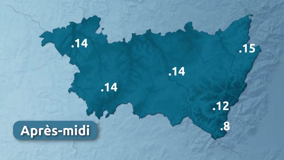 Météo de lundi 8 décembre